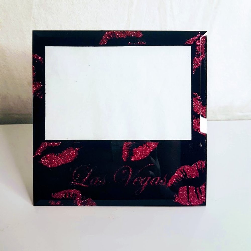 #H22 Las Vegas Pink Lips Picture Frame